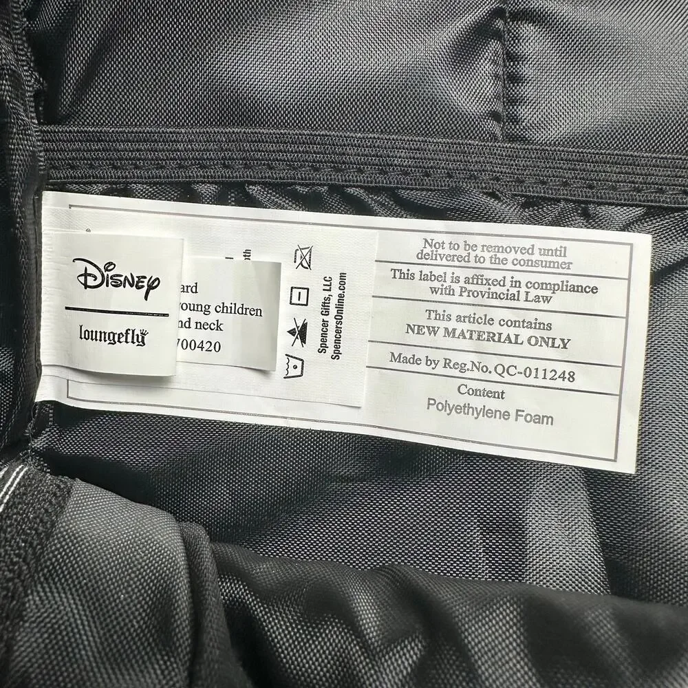 Disney x Loungefly | Unisex | Disney Villains Tattoo Art Black Backpack | OS